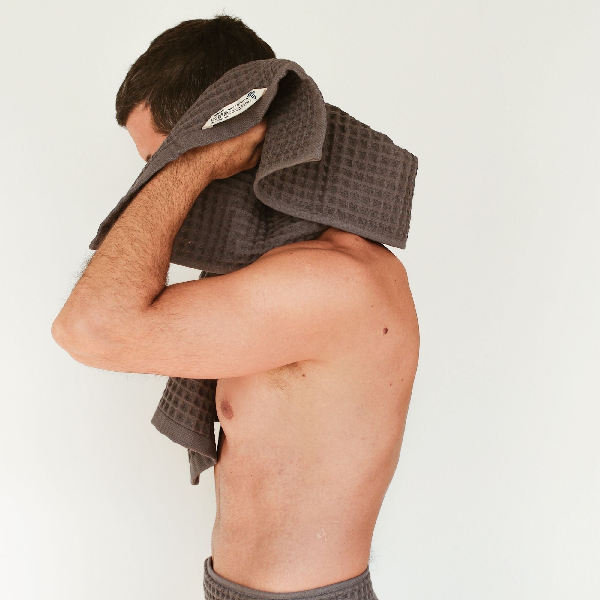 100% Cotton Waffle Bath Towel