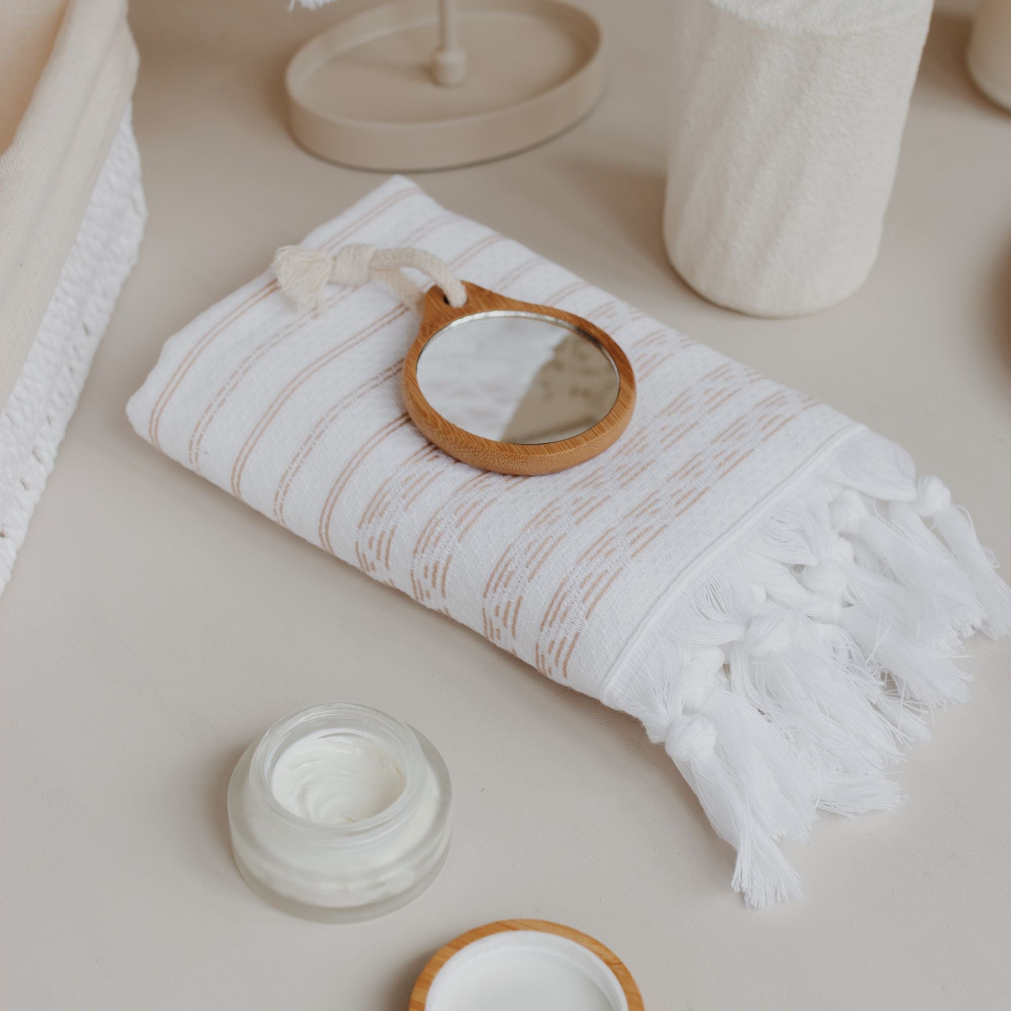 Cotton Hand, Face & Kitchen Towel – Set of 2, Woven & Terry