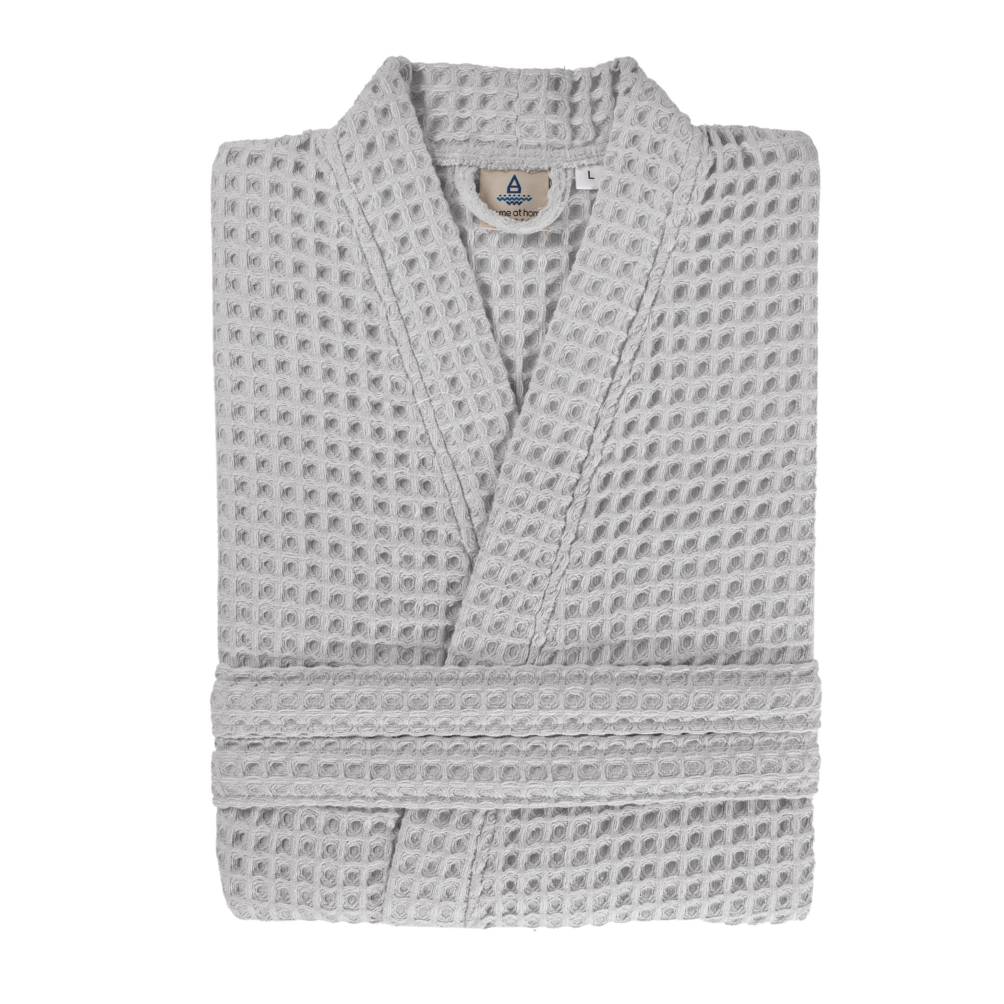 100% Cotton Waffle Kimono Bathrobe