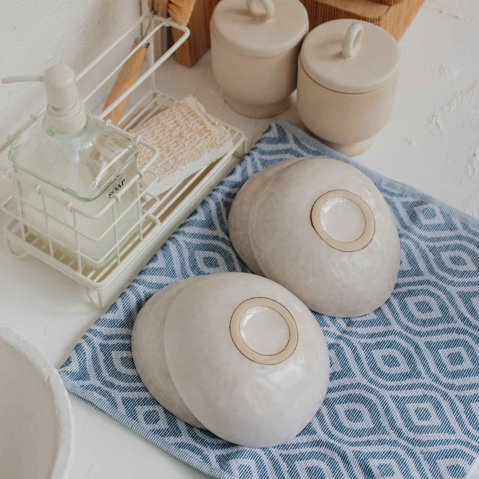 Decorative Boho Cotton Hand & Kitchen Towel Set of 2