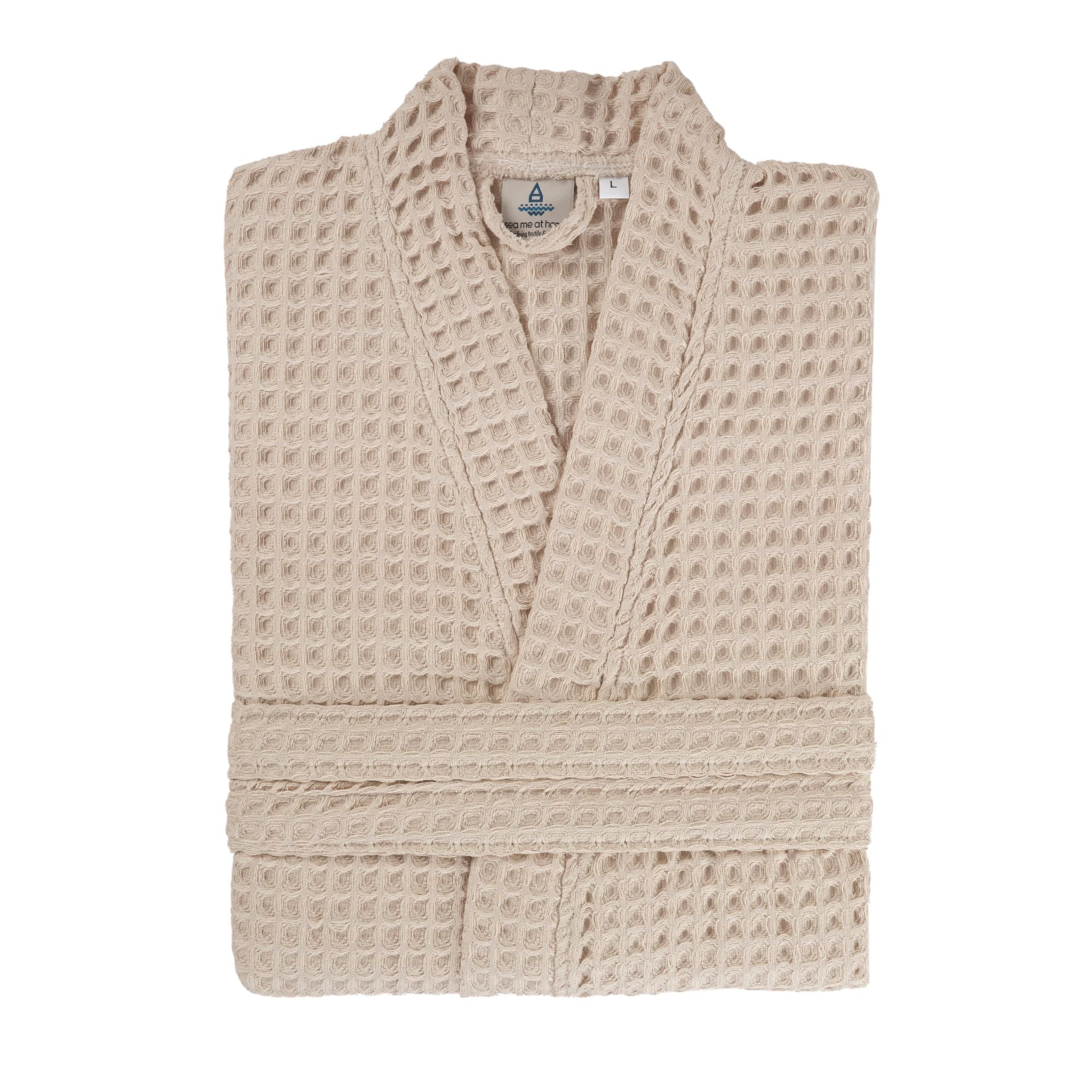 100% Cotton Waffle Kimono Bathrobe