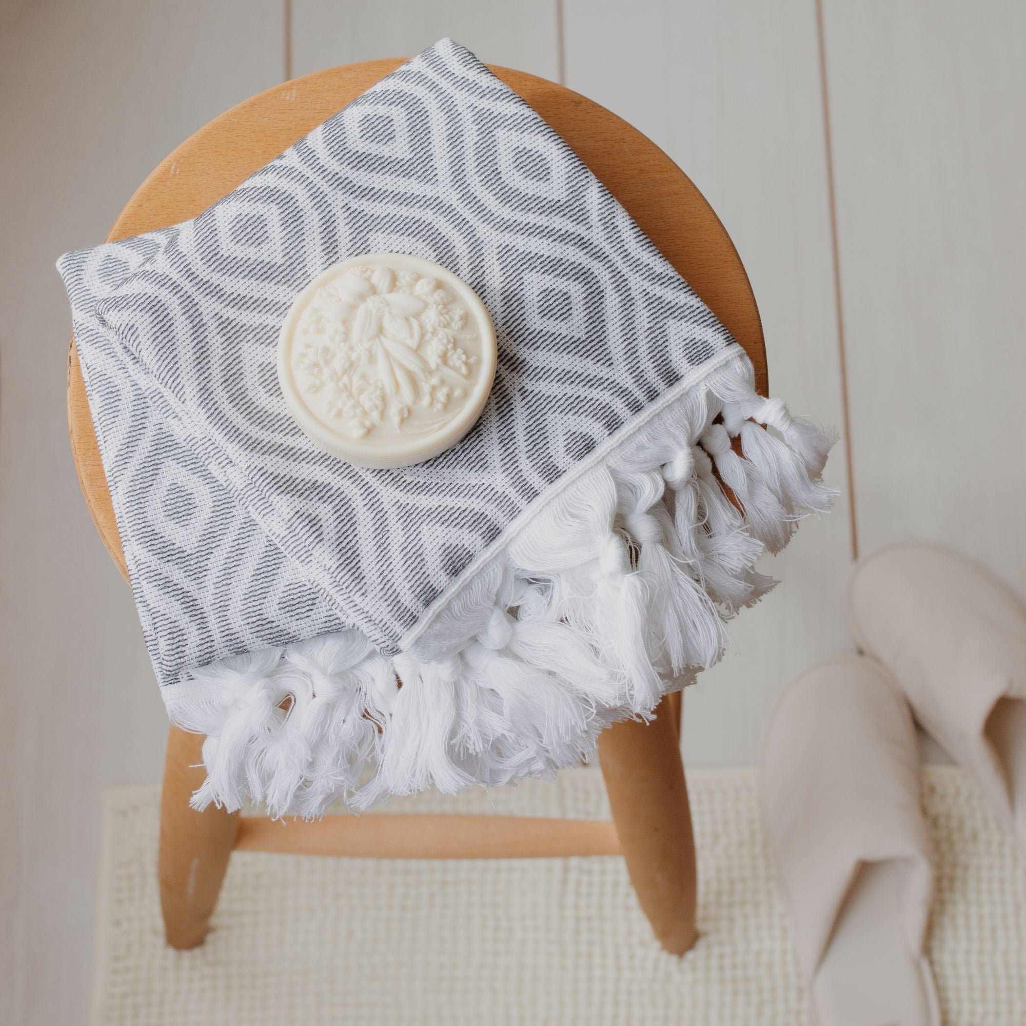 Decorative Boho Cotton Hand & Kitchen Towel Set of 2