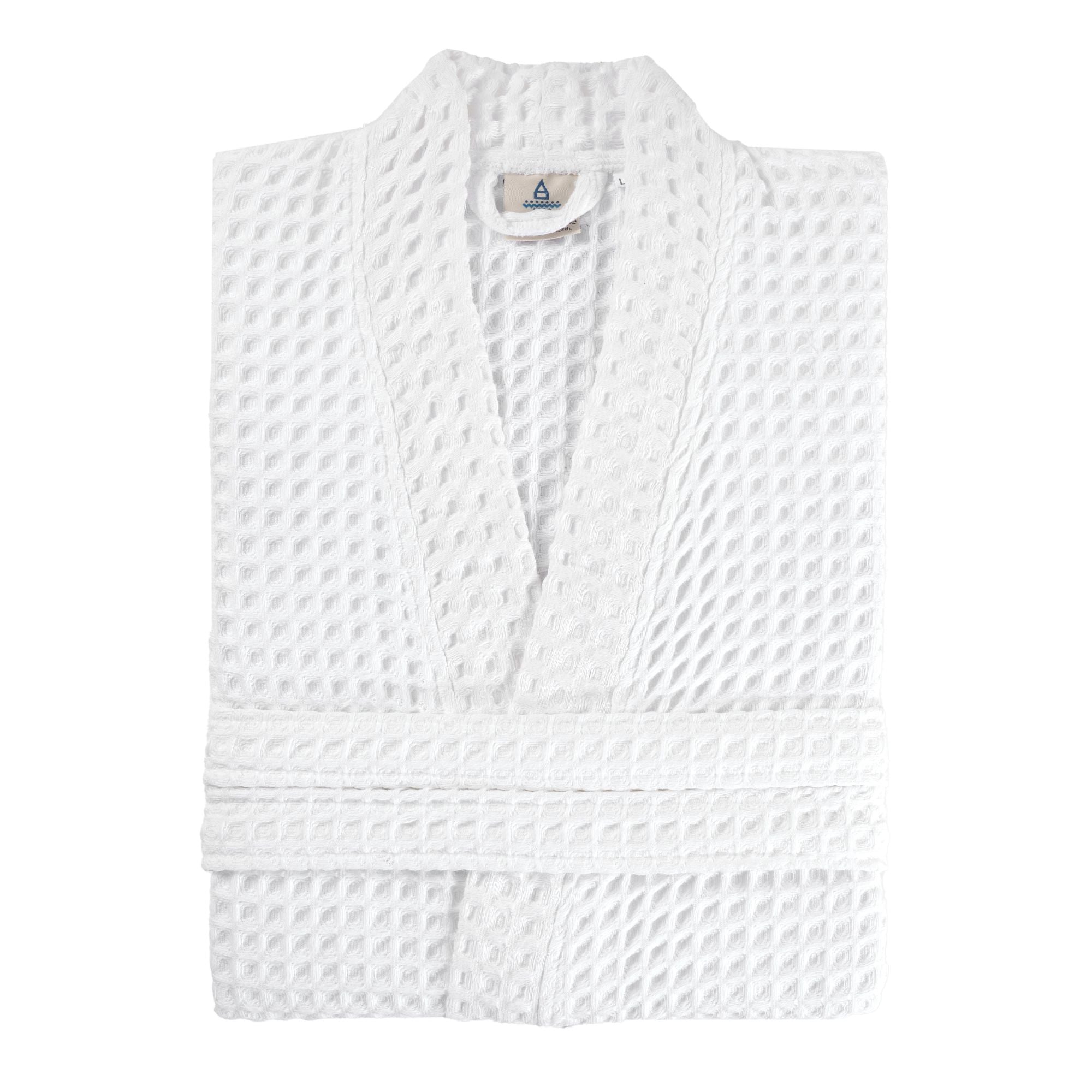 100% Cotton Waffle Kimono Bathrobe